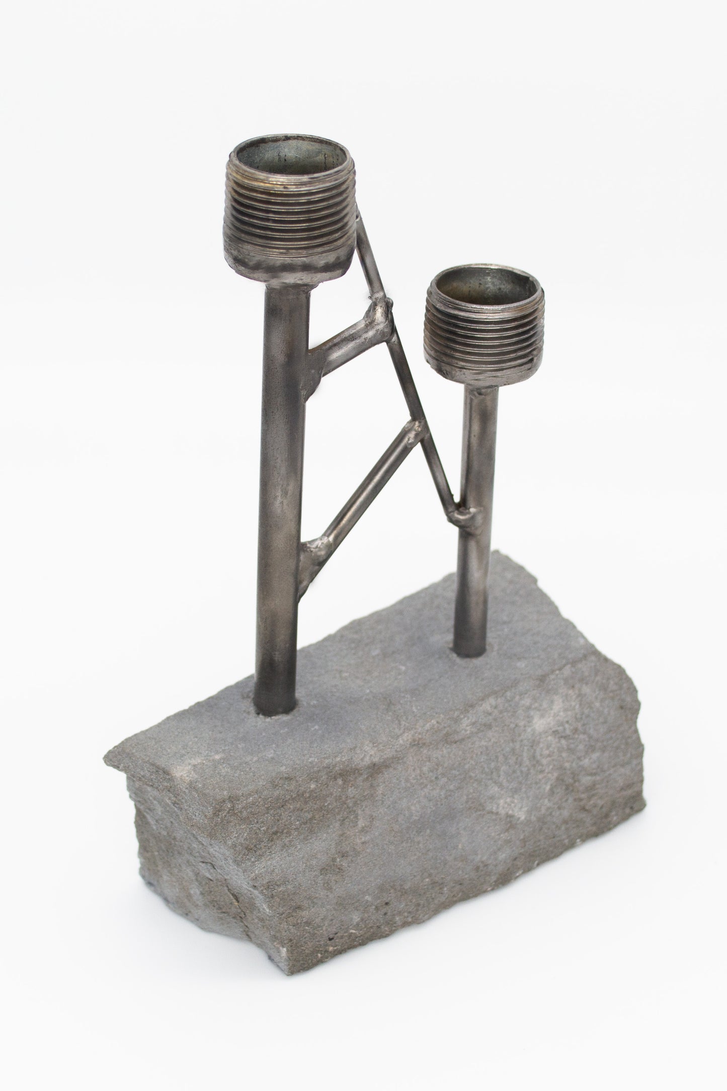 Catskills Bluestone 2 Taper Candle Stand