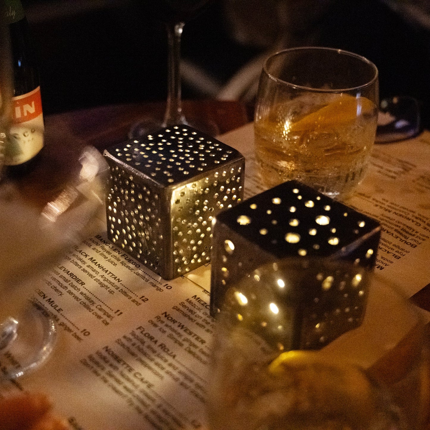 Small Steel Votive Lantern