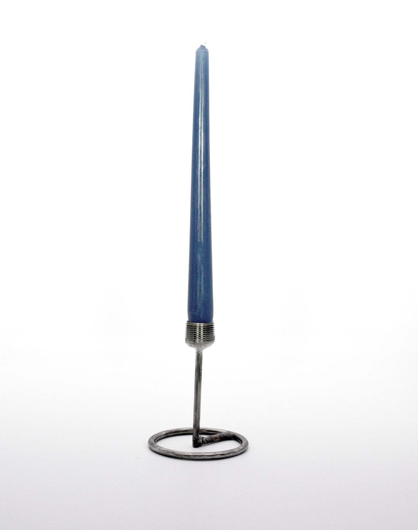 Single Steel Round Base Candle Stand
