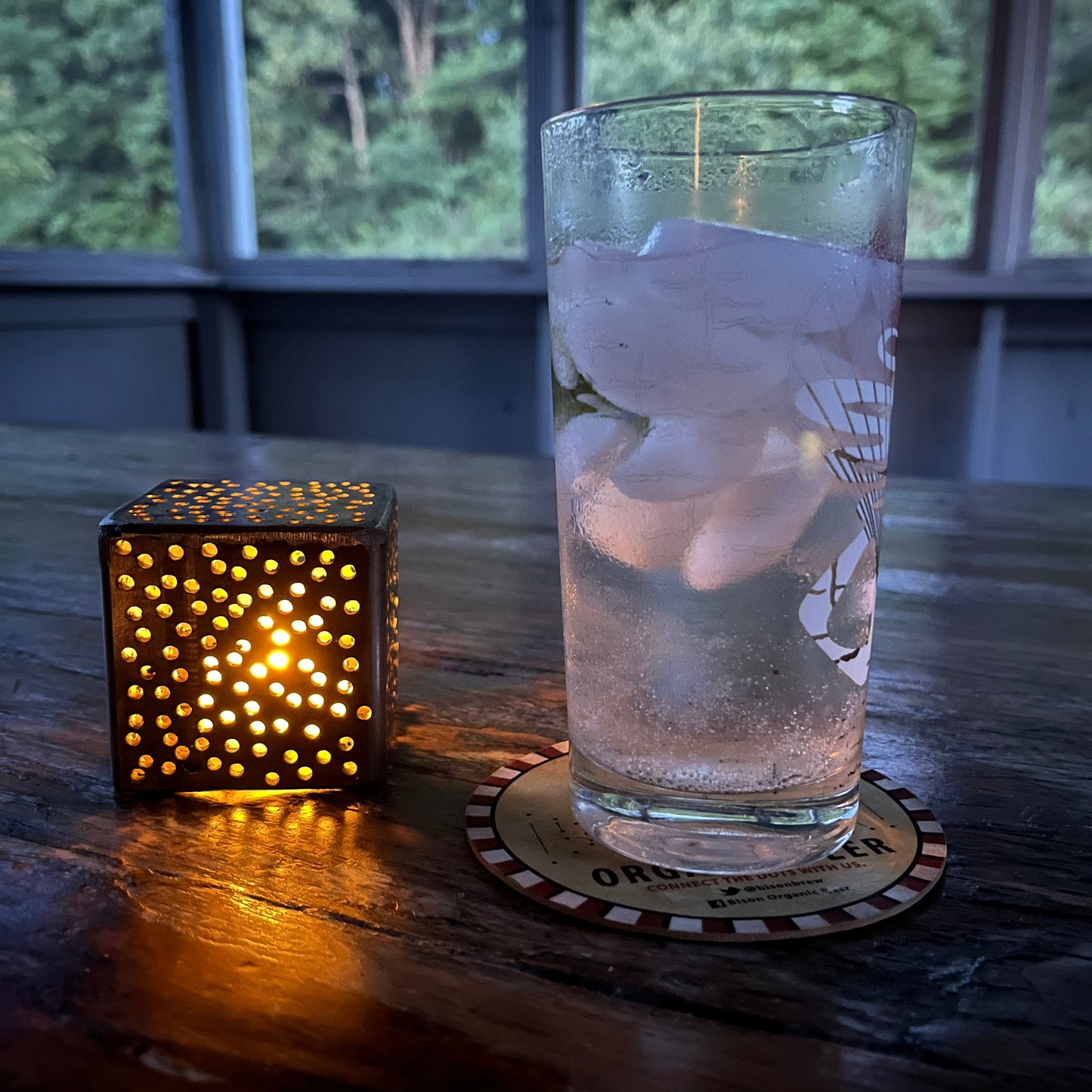 Small Steel Votive Lantern