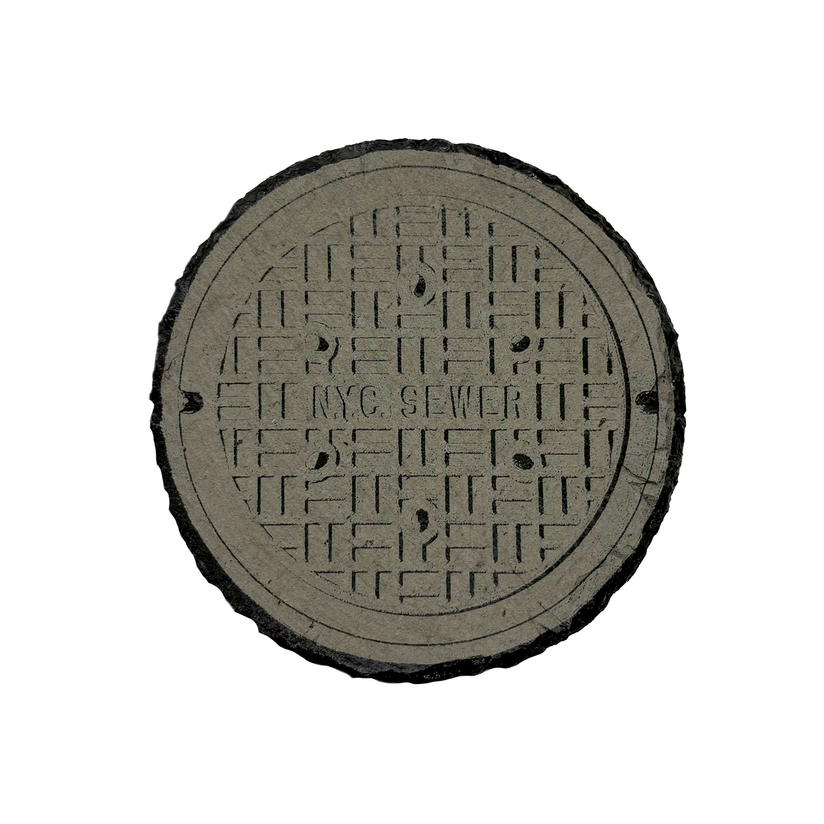 Manholes of New York - Slate Coasters