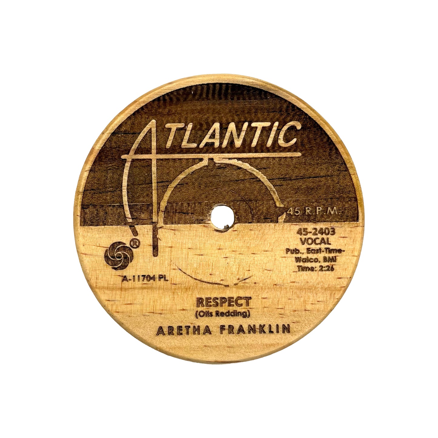 LP Label Wooden Coasters