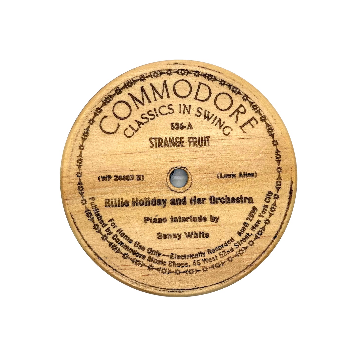 LP Label Wooden Coasters
