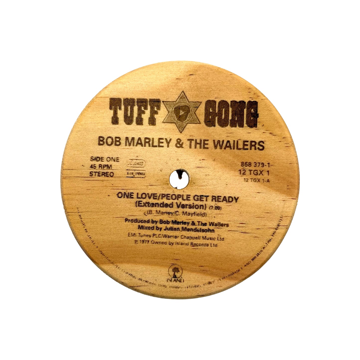 LP Label Wooden Coasters