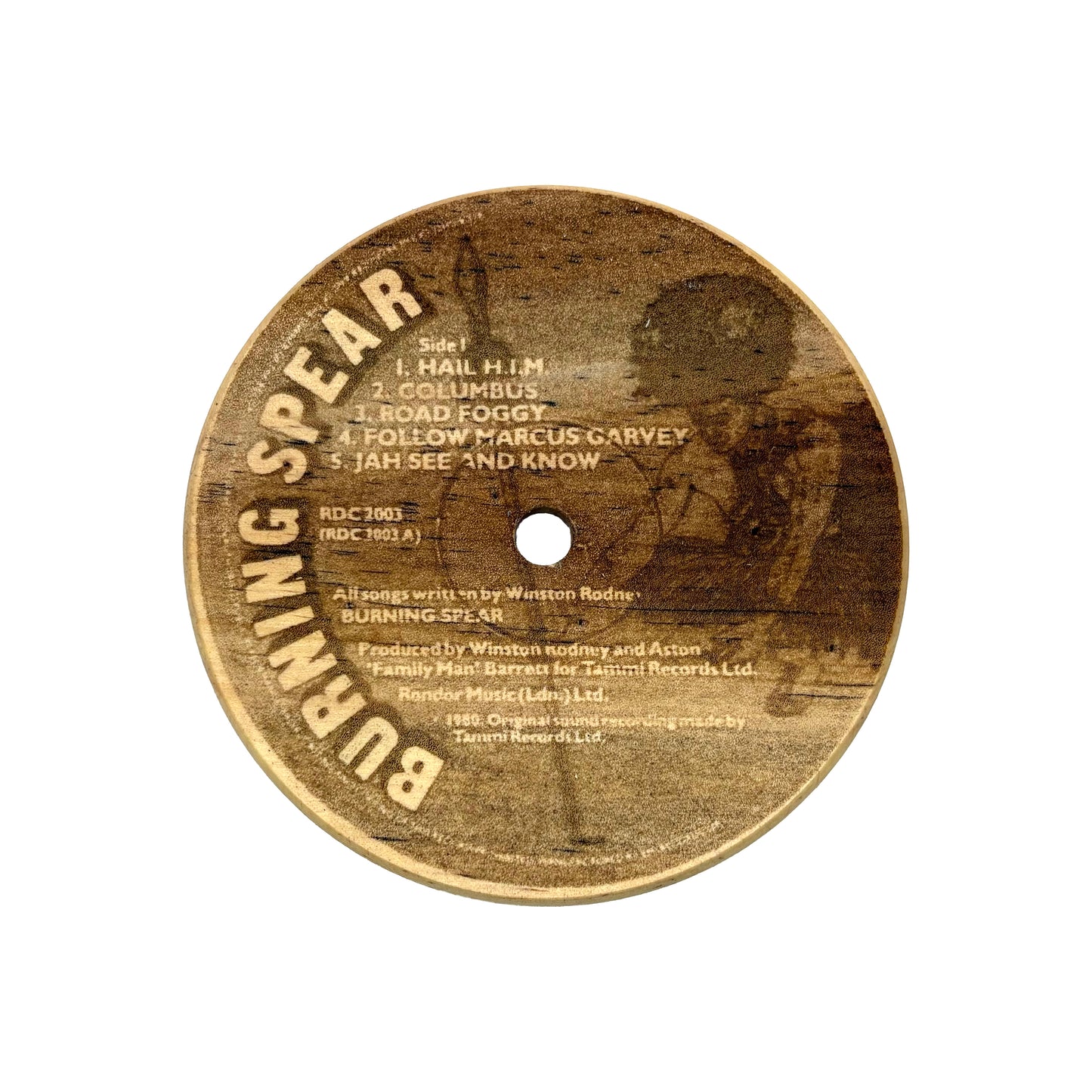 LP Label Wooden Coasters