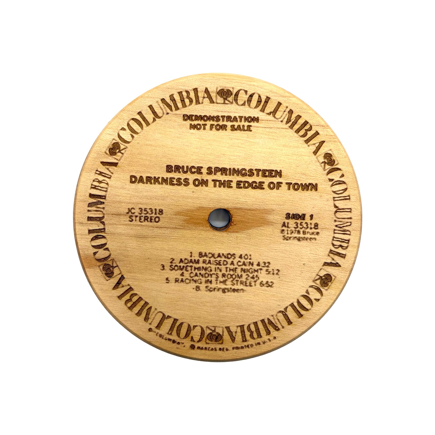LP Label Wooden Coasters