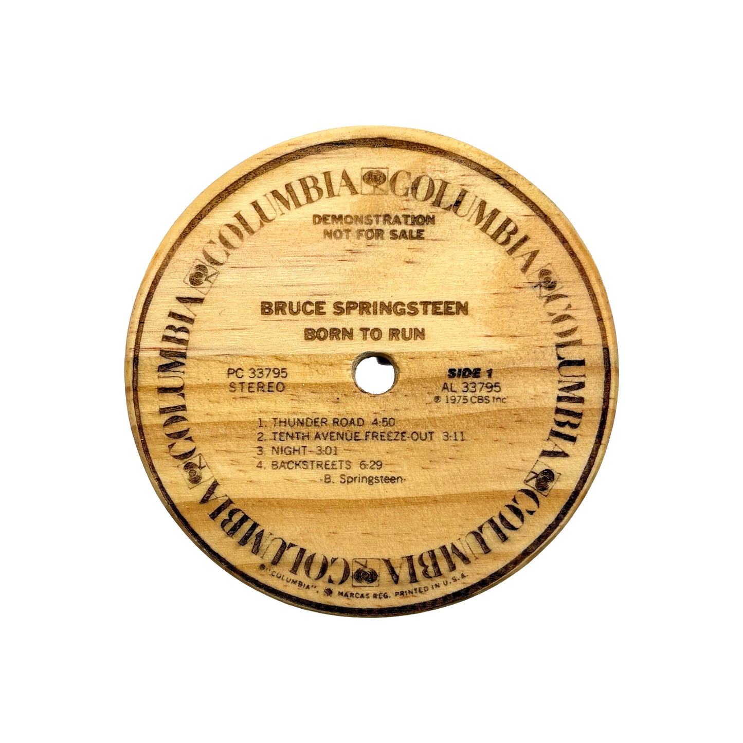 LP Label Wooden Coasters