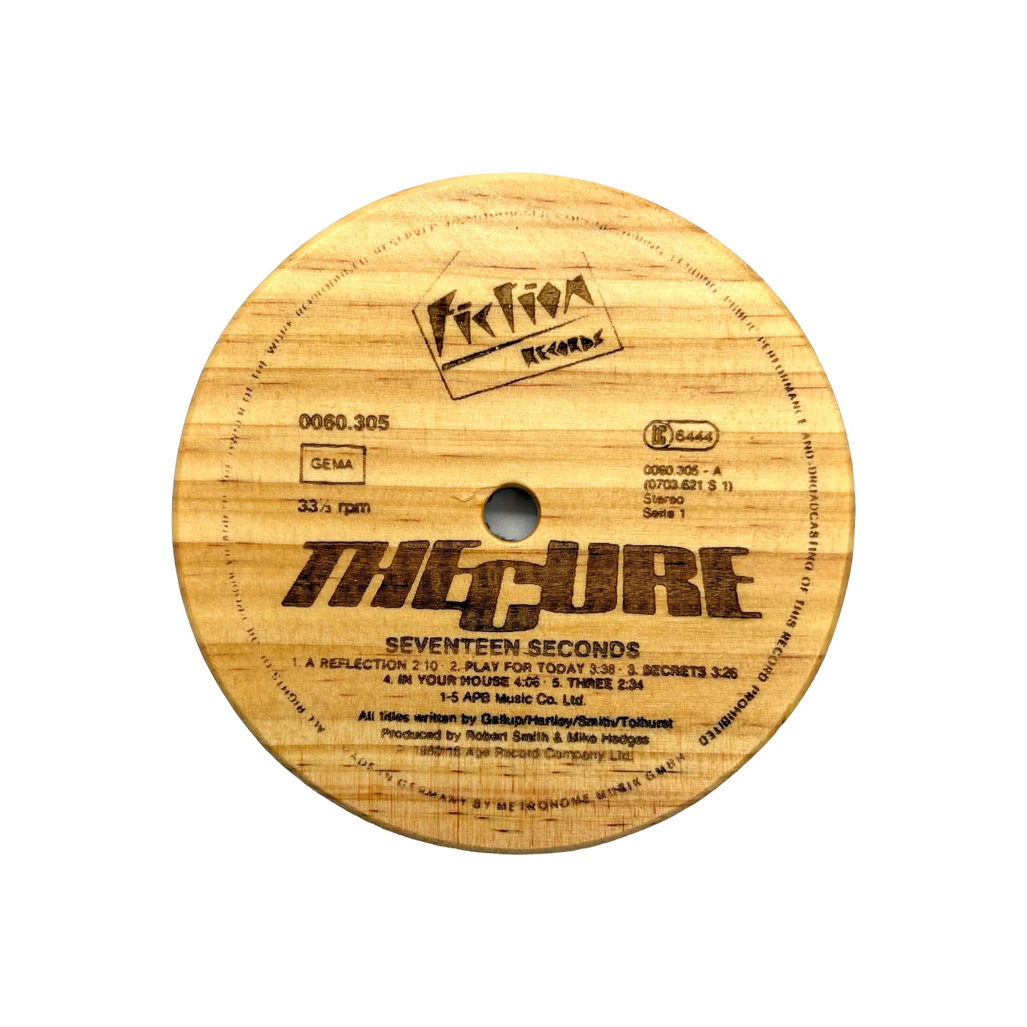 LP Label Wooden Coasters