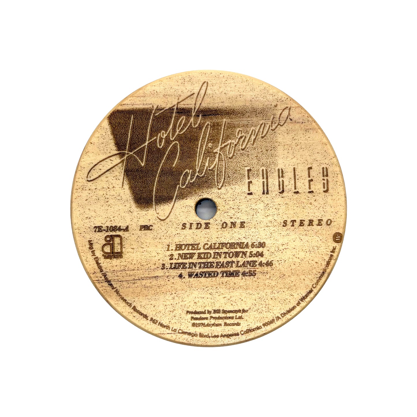 LP Label Wooden Coasters