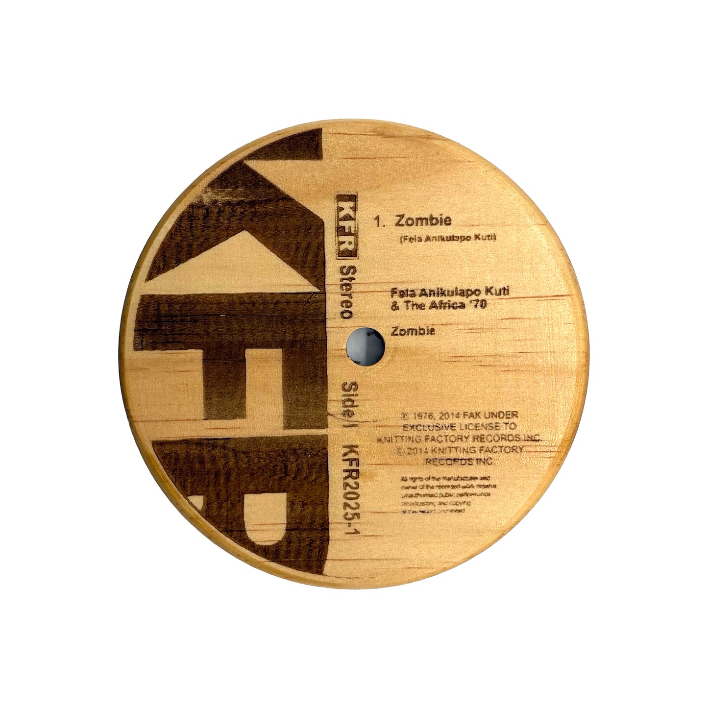 LP Label Wooden Coasters