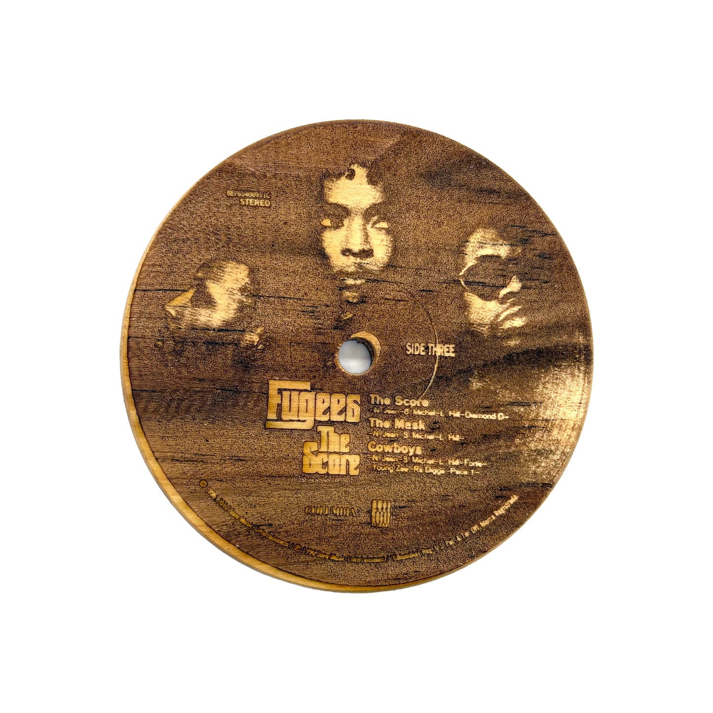 LP Label Wooden Coasters