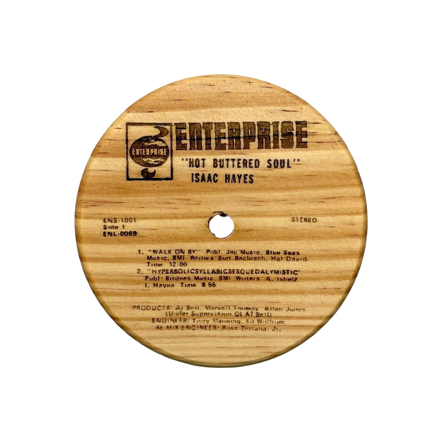 LP Label Wooden Coasters