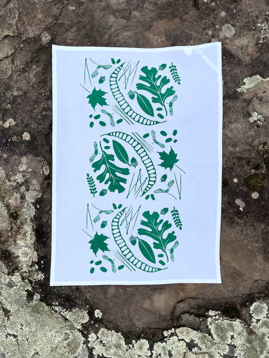 Forest Floor Tea Towel