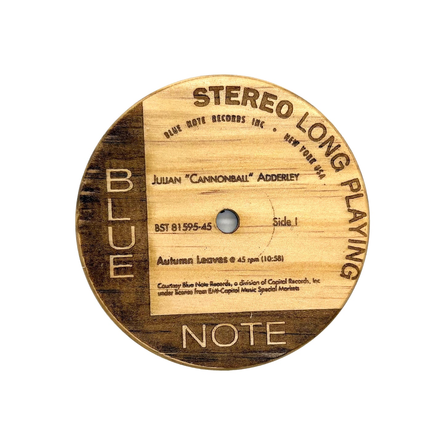 LP Label Wooden Coasters