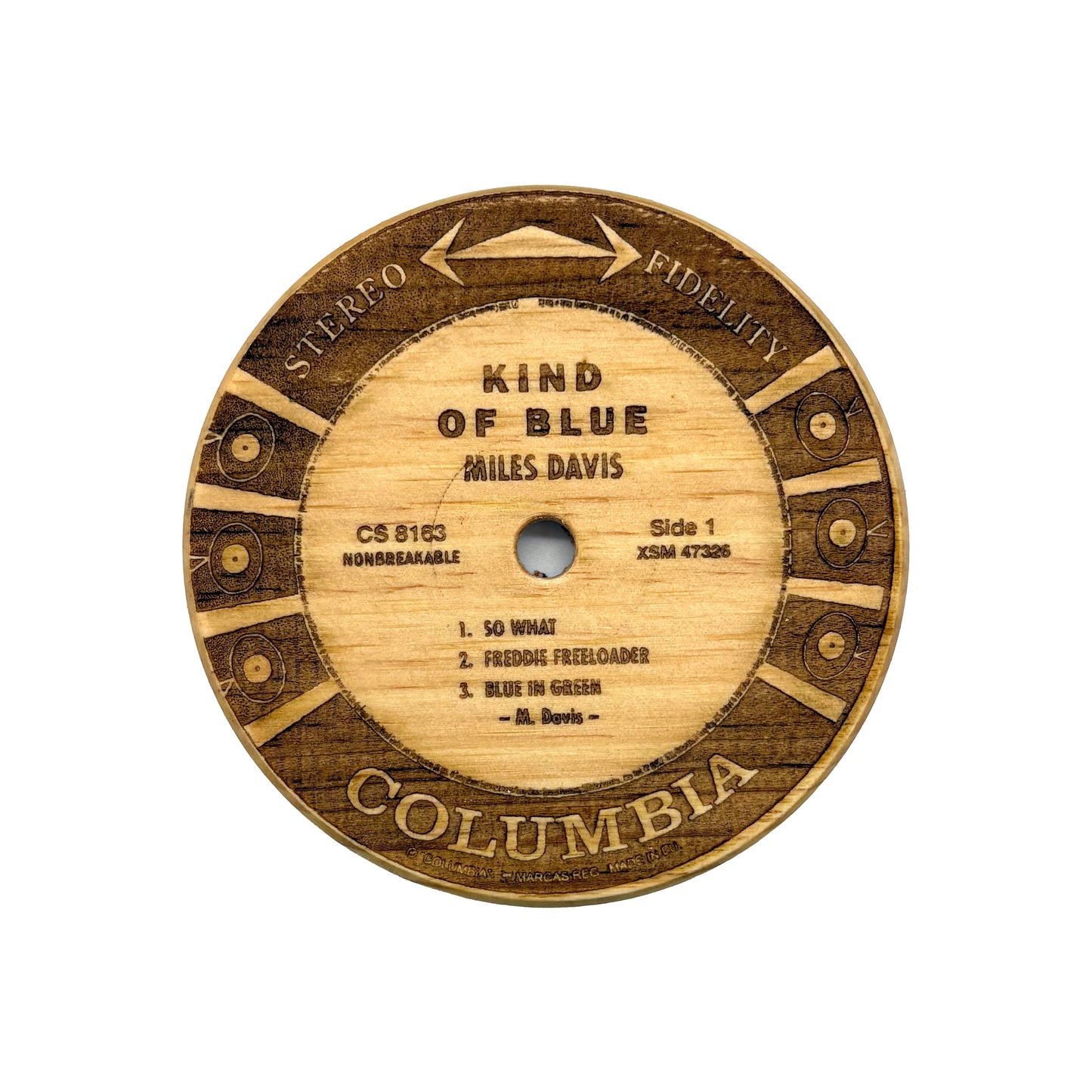 LP Label Wooden Coasters