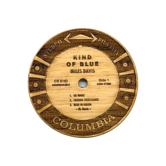 LP Label Wooden Coasters