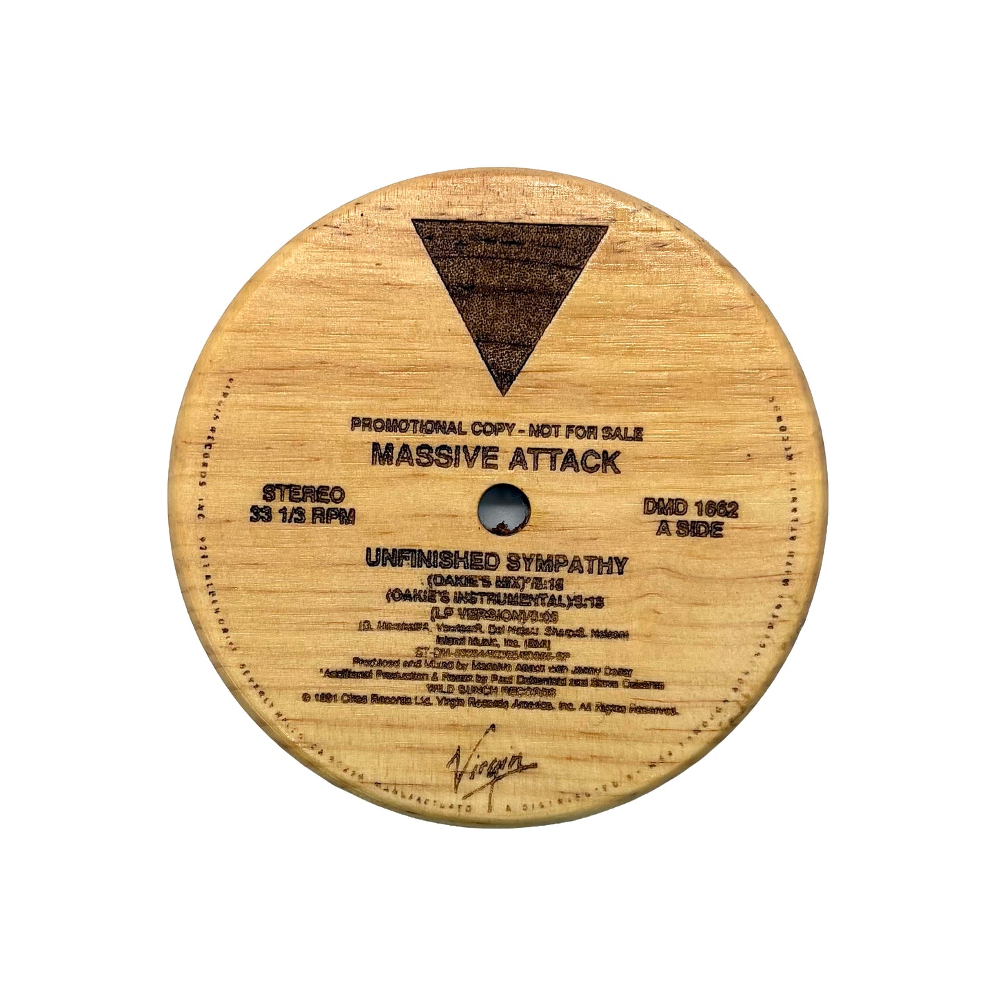LP Label Wooden Coasters