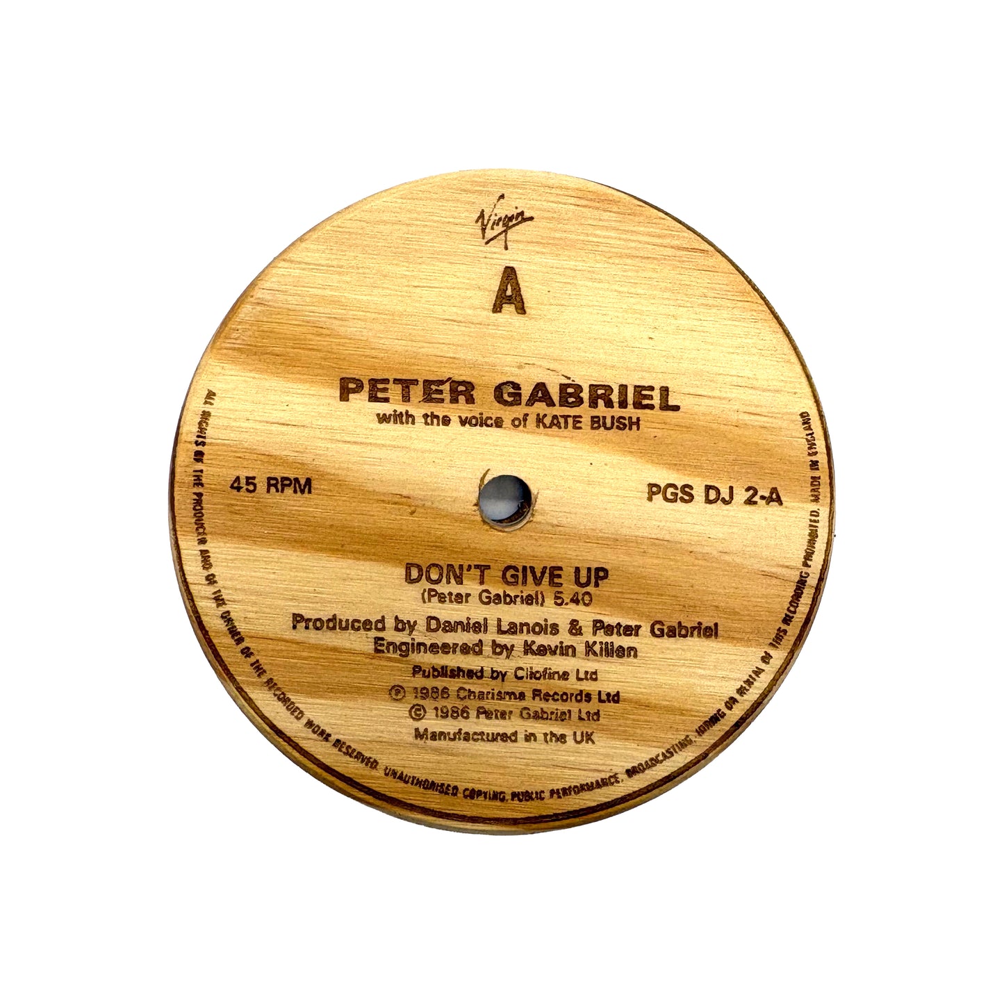 LP Label Wooden Coasters