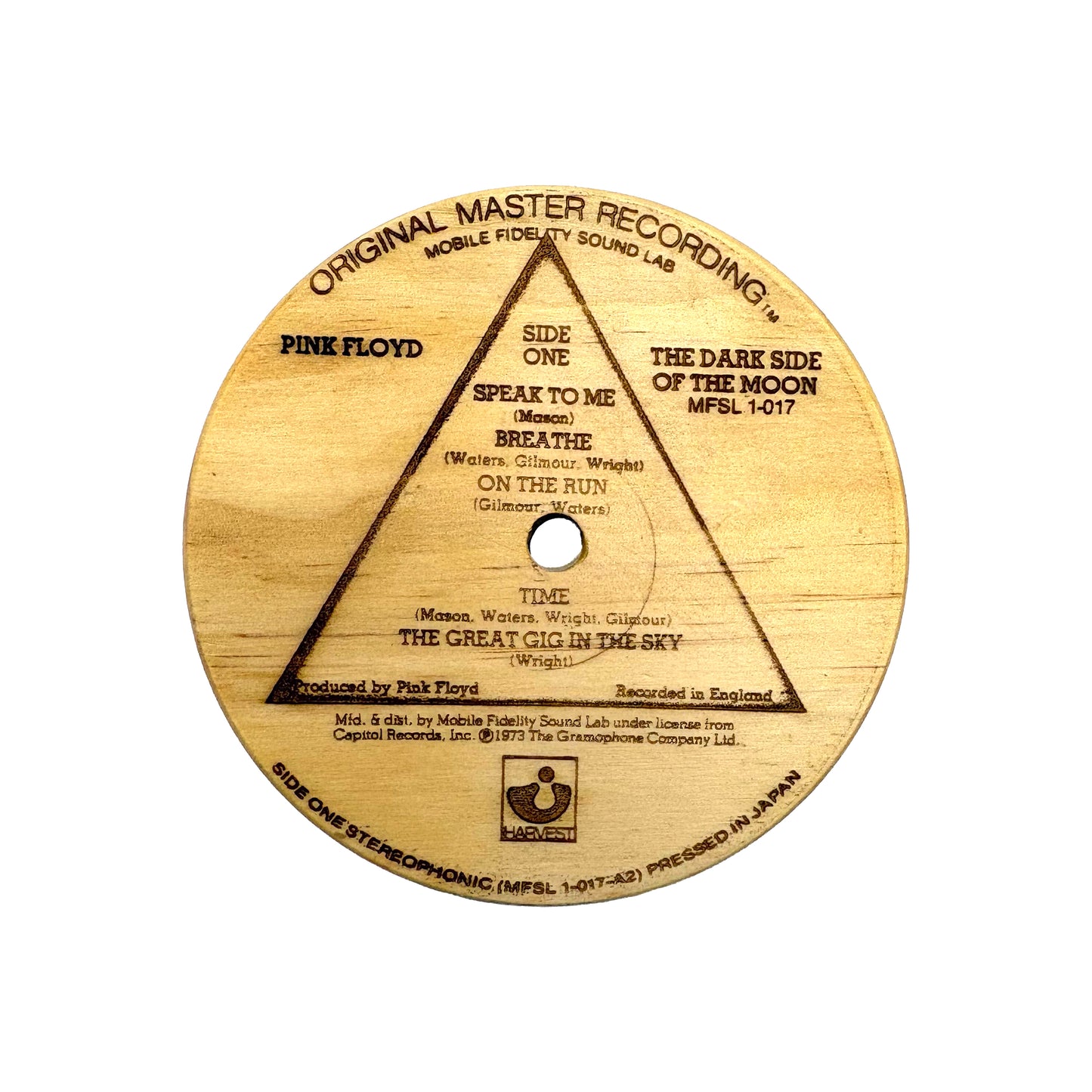 LP Label Wooden Coasters