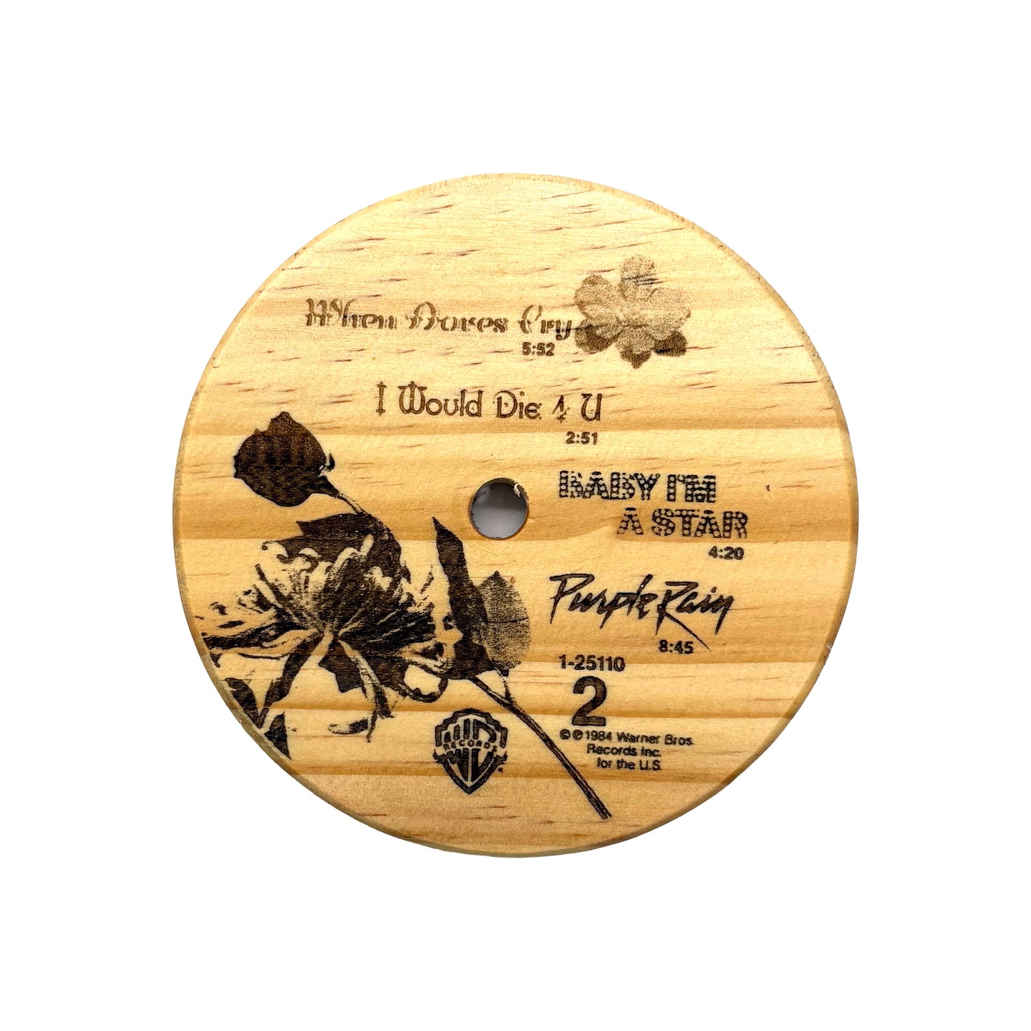 LP Label Wooden Coasters