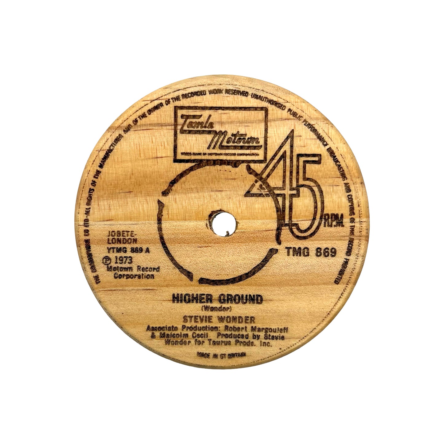 LP Label Wooden Coasters